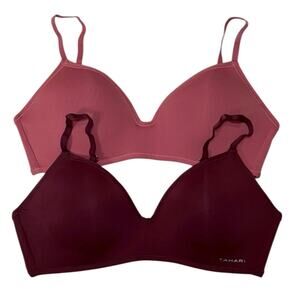 Tahari (2) Cranberry & Pink Bras 36C